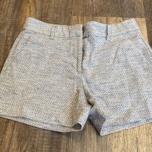 LOFT Textured Blue Women's Shorts